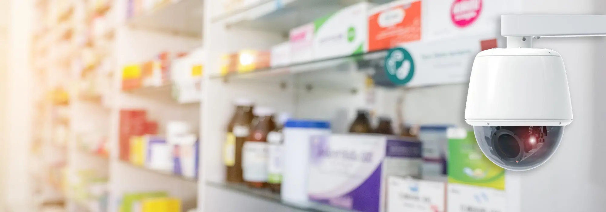 Alarmanlagen für Apotheke - Videoüberwachung Kamera